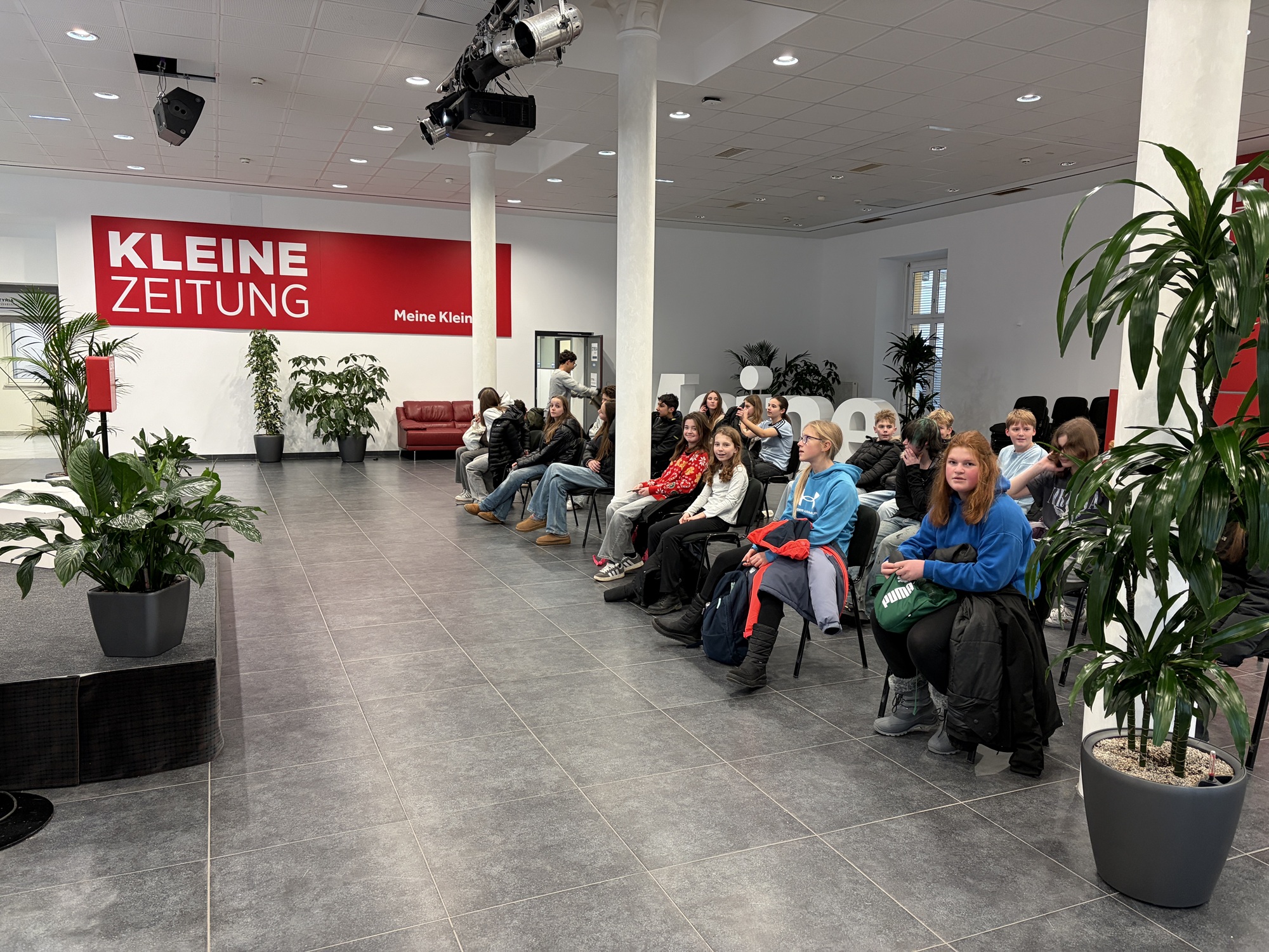 3A in der Kleine Zeitung Redaktion